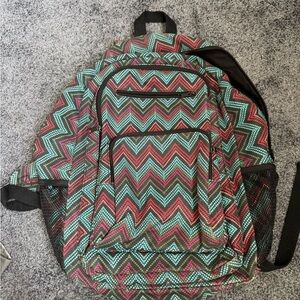 Aeropostale Multicolor Zigzag Backpack